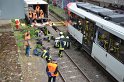 Unfall zwischen zwei KVB Bahnen Koeln Hoehenhaus Im Weidenbruch P285